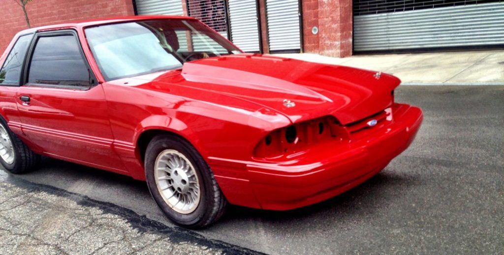 Painted fox Mustang notchback