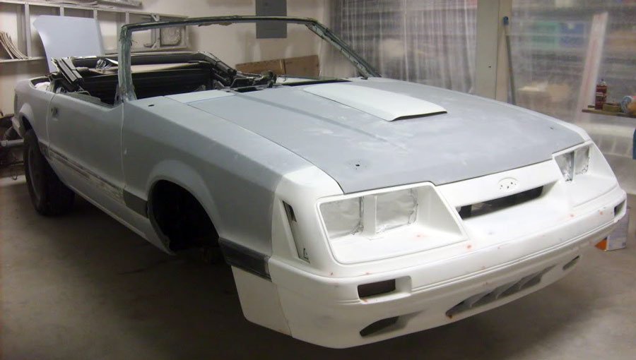 Mustang getting Restored - foxbody