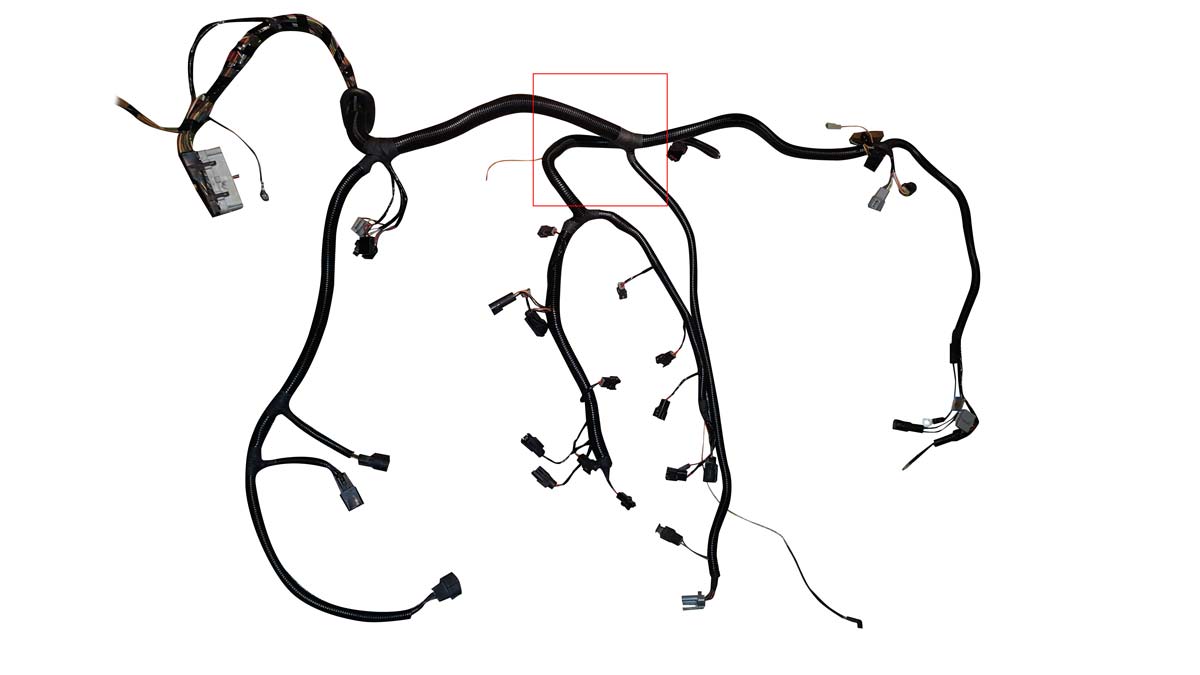 fox mustang EFI harness