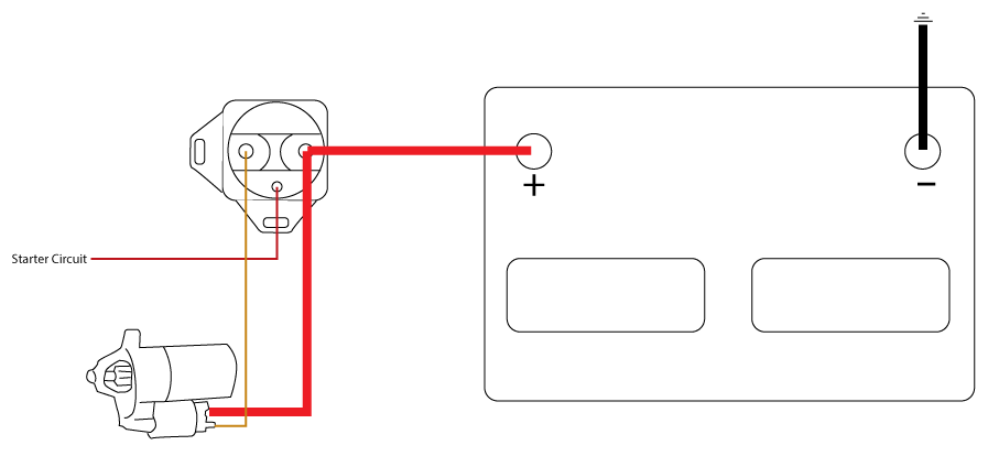 wiring a mini starter on fox mustang