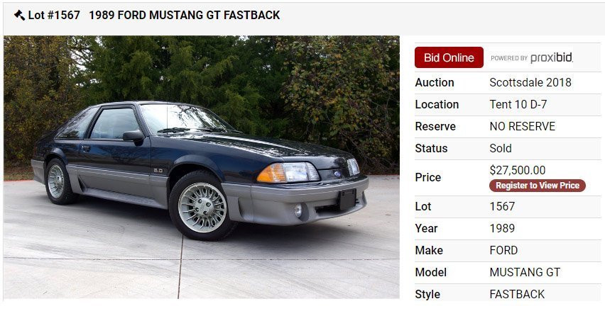 1989 Ford Mustang GT