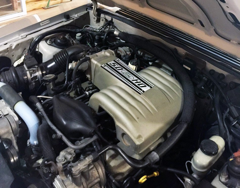 SSP engine bay foxbody