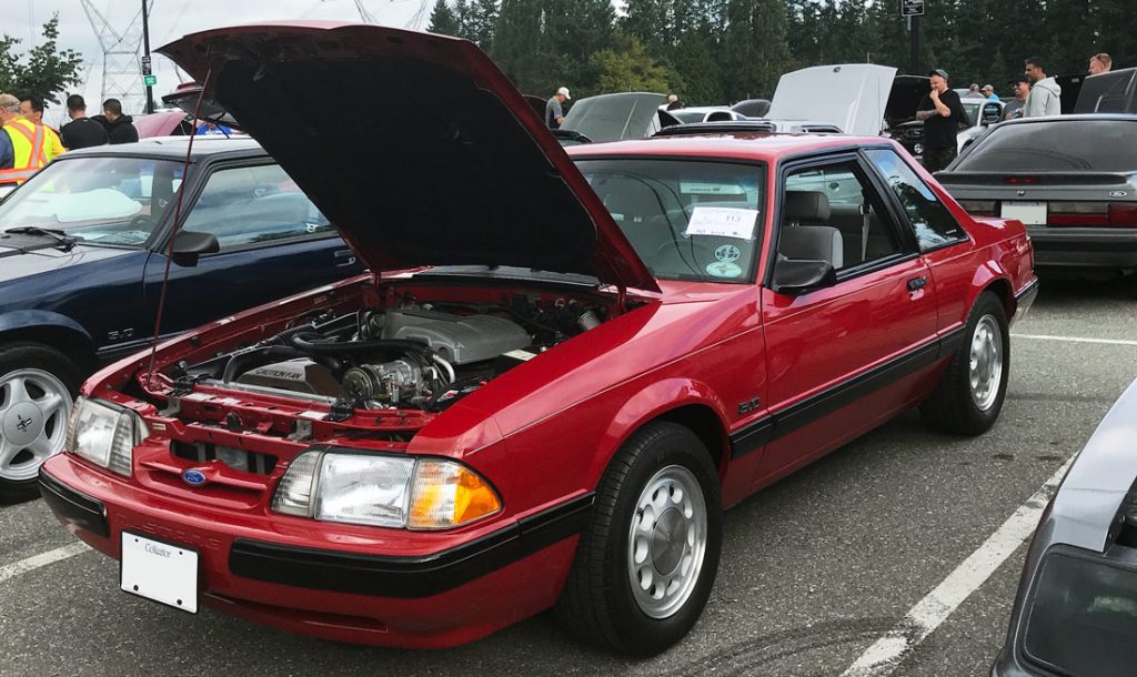 fox body mustang scarlet red