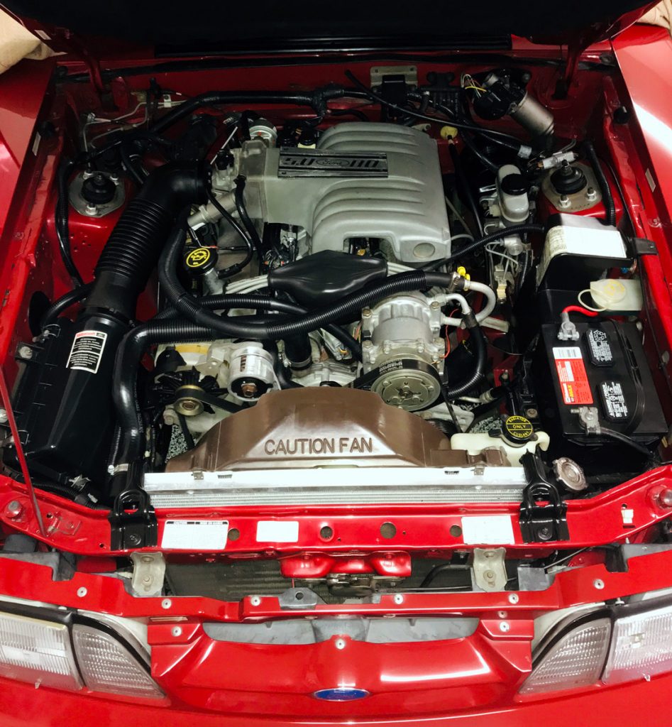 88 fox body engine bay