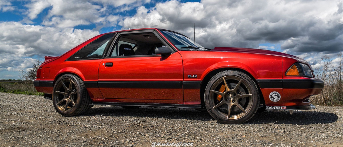 Foxbody Mustang side view