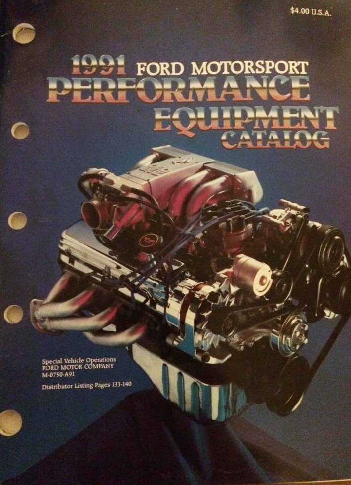 Ford Performance catalogue with GT40 intake
