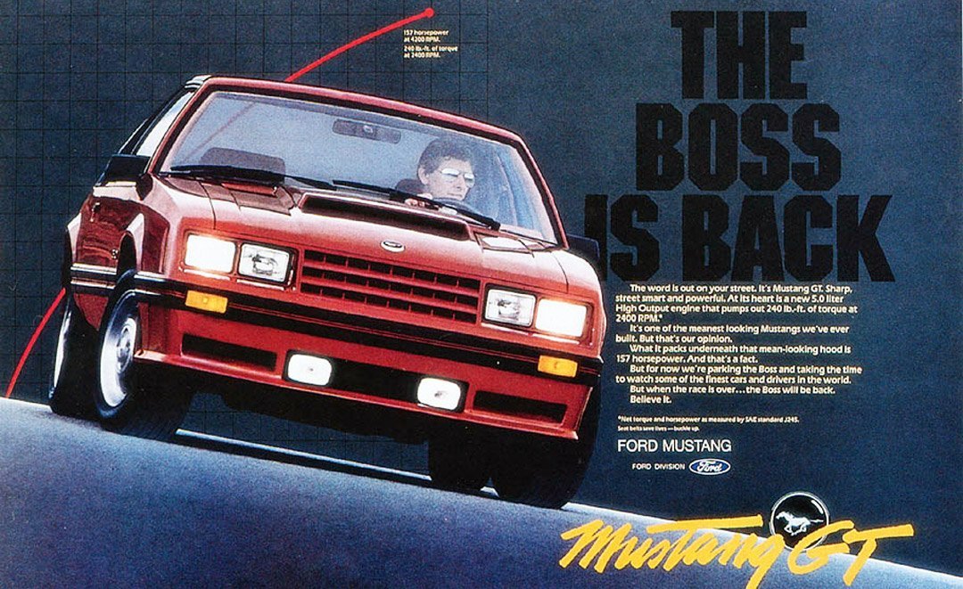 82 Mustang GT - Fox body Ad