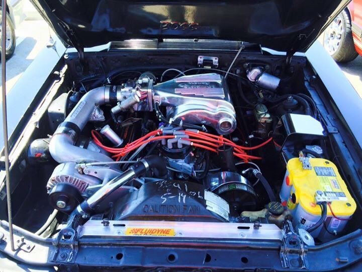 86 coupe engine bay