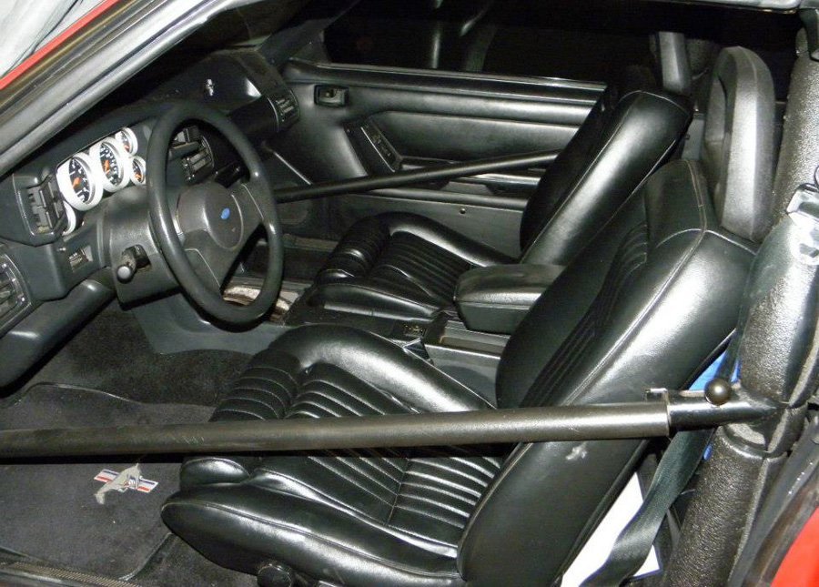 Foxbody Black interior